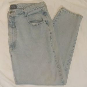 Plus size vintage mom jeans